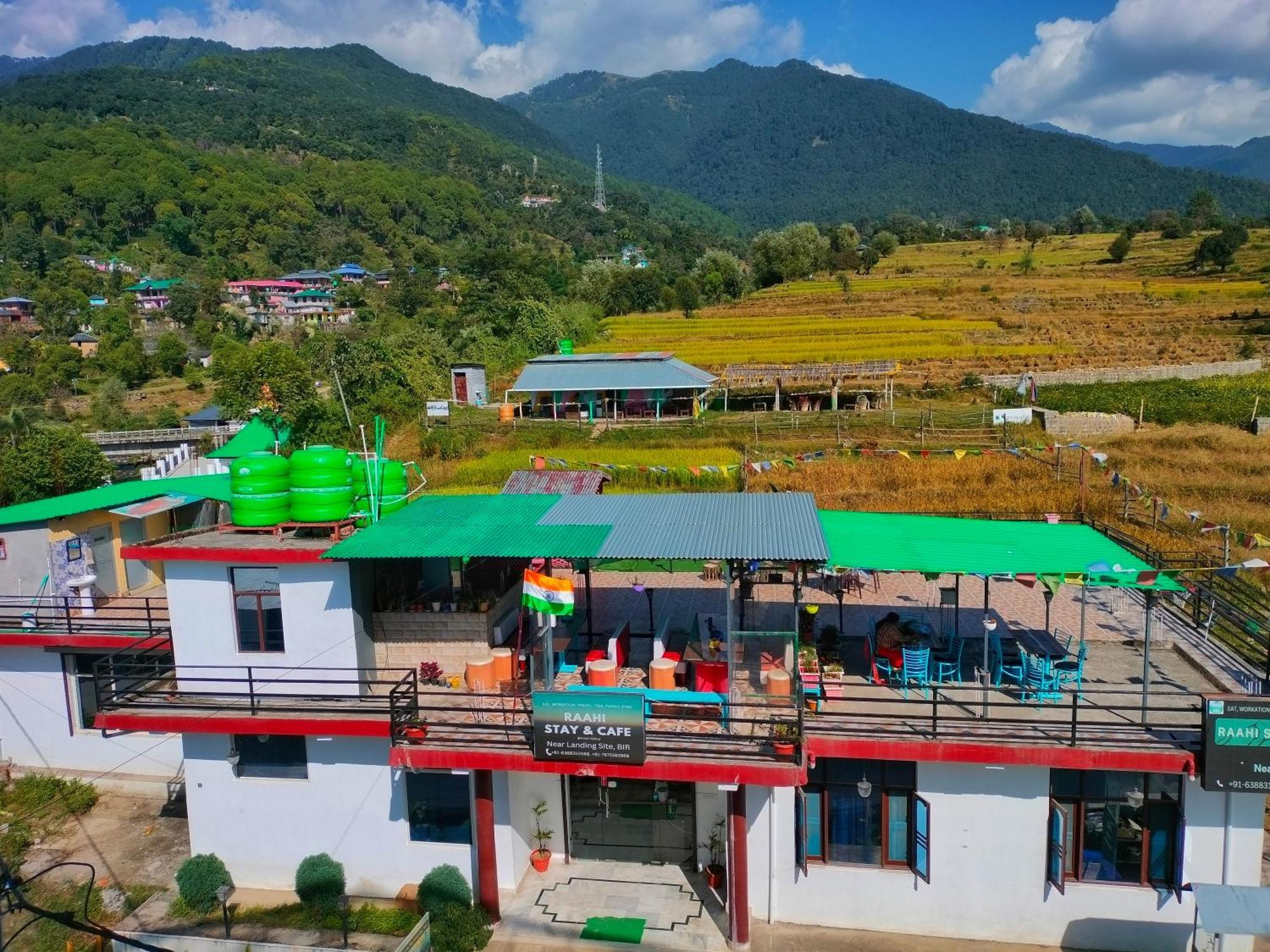 Raahi Stay, Landing Site Bir - Stay & Cafe Exterior foto