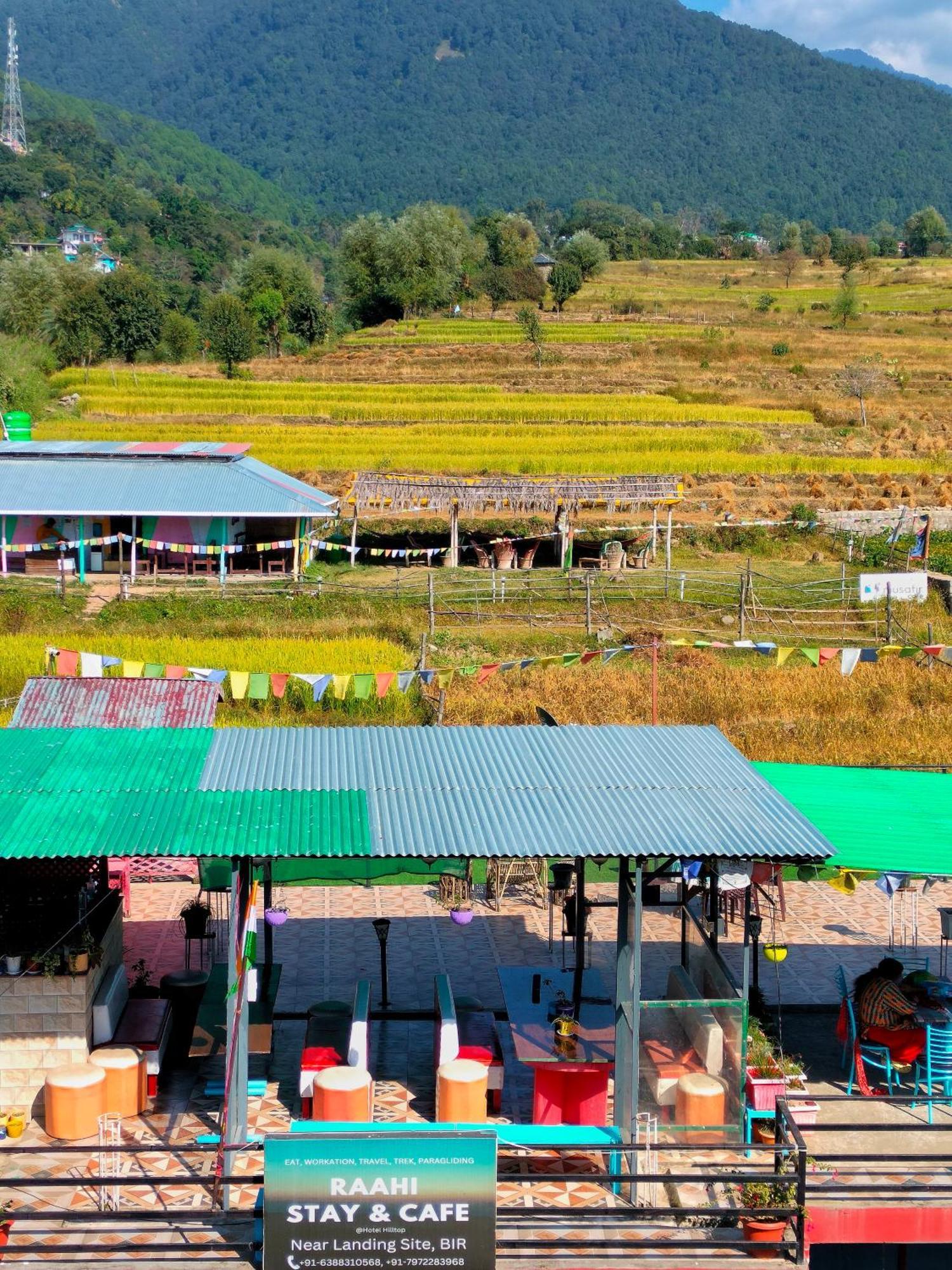 Raahi Stay, Landing Site Bir - Stay & Cafe Exterior foto